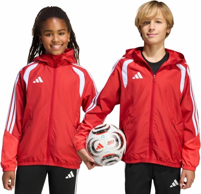 Jakne për fëmijë adidas, e kuqe