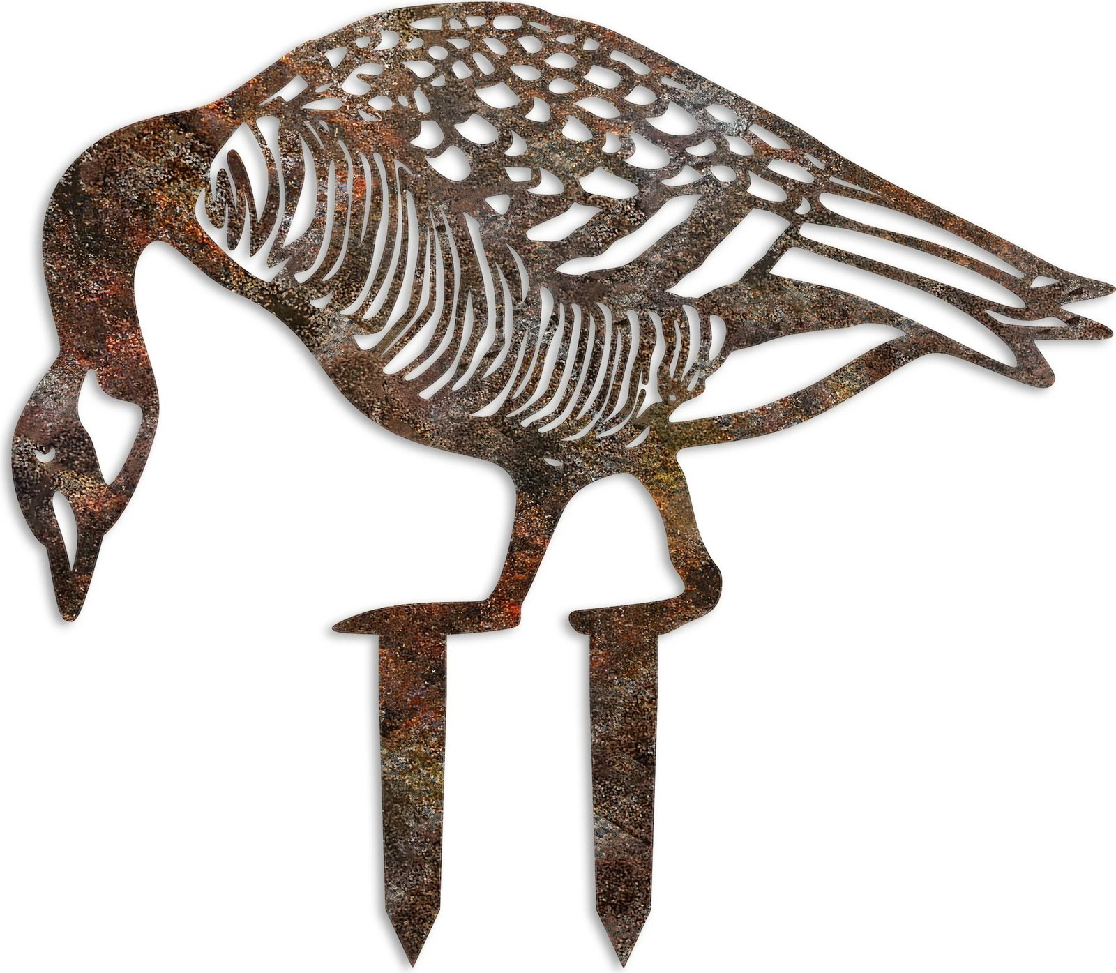 Objekt dekorativ për kopsht, dizajn Aberto, patë, shumëngjyrëshe, 44x50cm