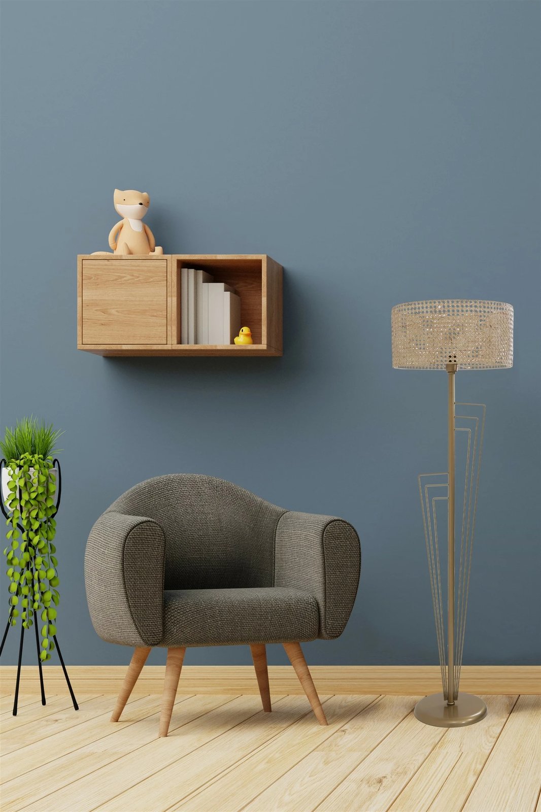 Llambë dyshemeje Opviq, ngjyrë bakri, 8624-3