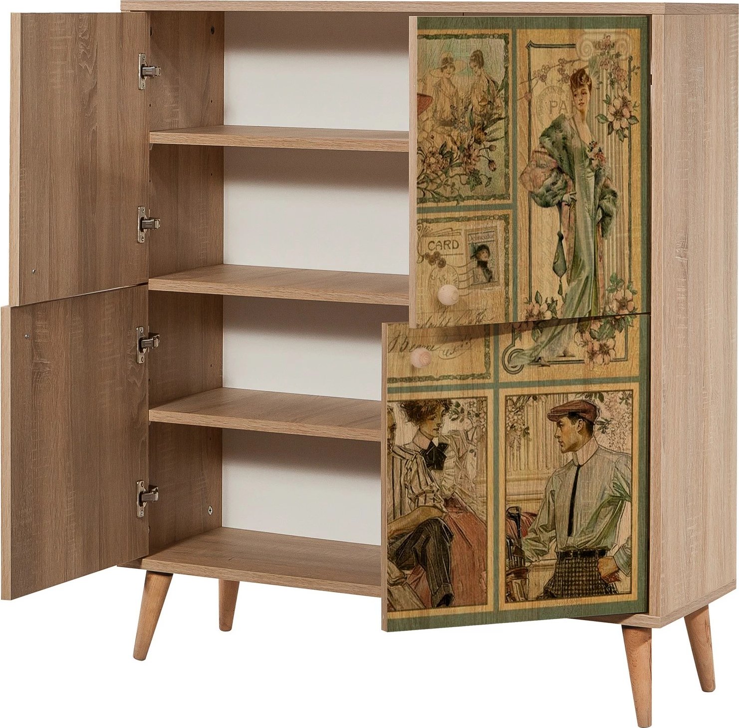 Set mobiljesh për korridor, ngjyrë sonomo dhe stone, Skye Decor, 732-0900