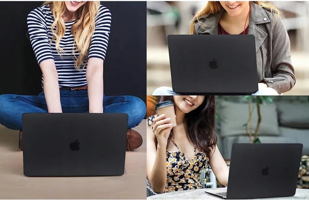 Mbështjellës Tech-Protect SmartShell për MacBook Pro 14" (M1/M2/M3), i zi mat
