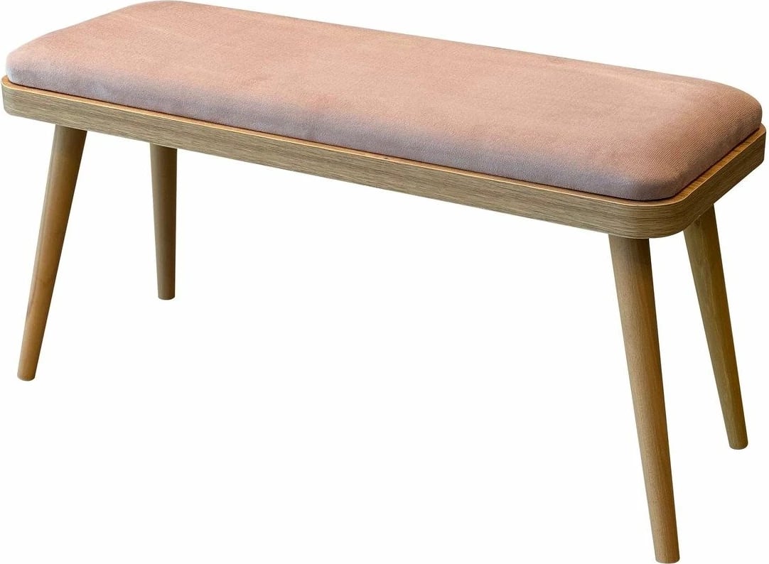 Set tavoline me karrige, zgjatës, 4 pjesë, Skye Decor, Vina Mini 04 0900, ngjyrë lis, gur