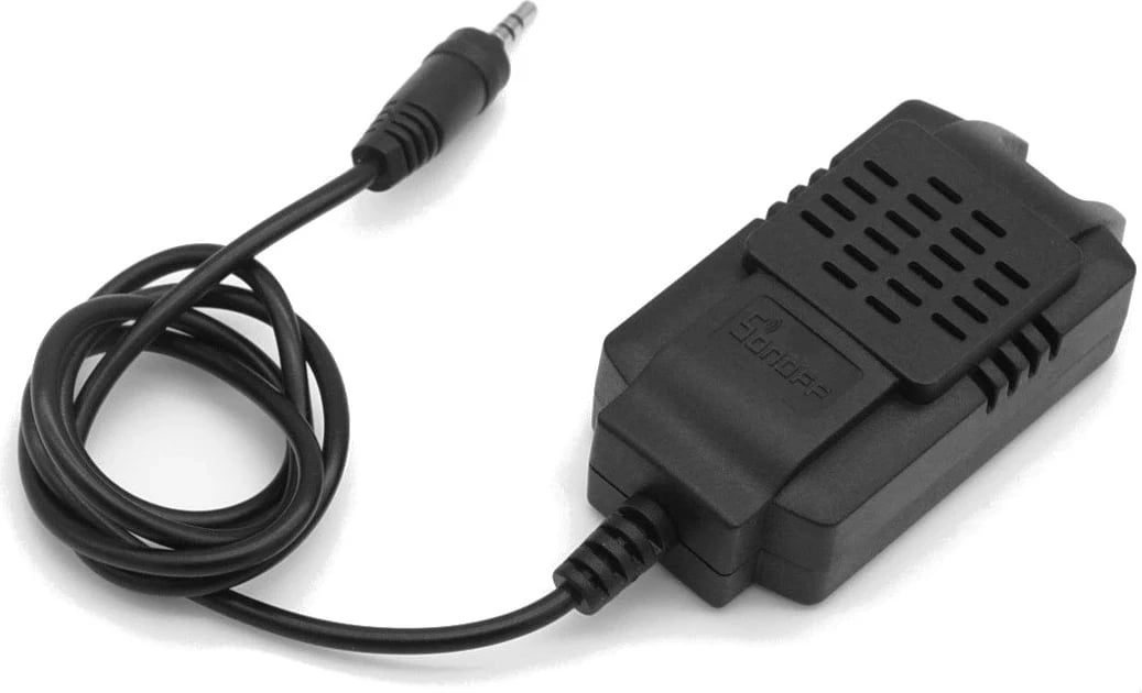 Sensor për temperaturë dhe lagështi Sonoff, i zi