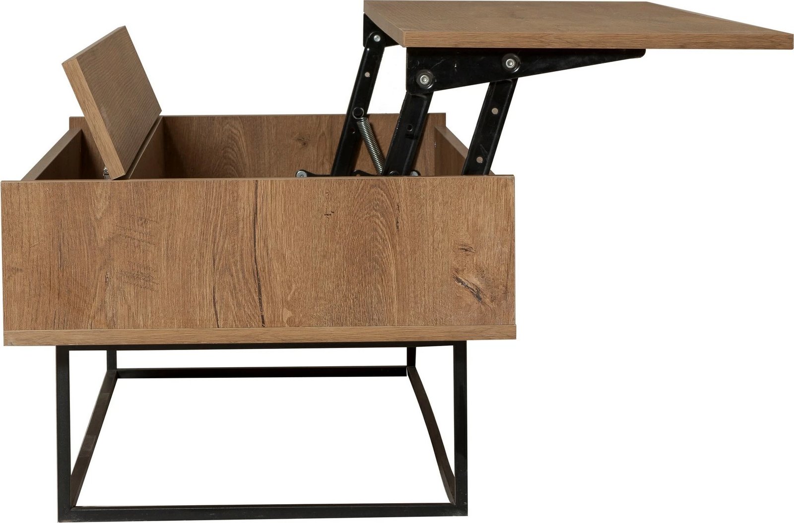 Set mobiljesh për dhomë dite, Laxus Takım 10, ngjyrë arre dhe e zezë