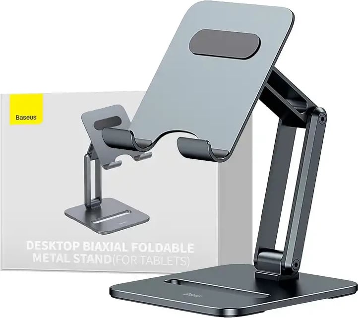 Mbajtës tavoline për tabletë Baseus Biaxial, deri 13", gri