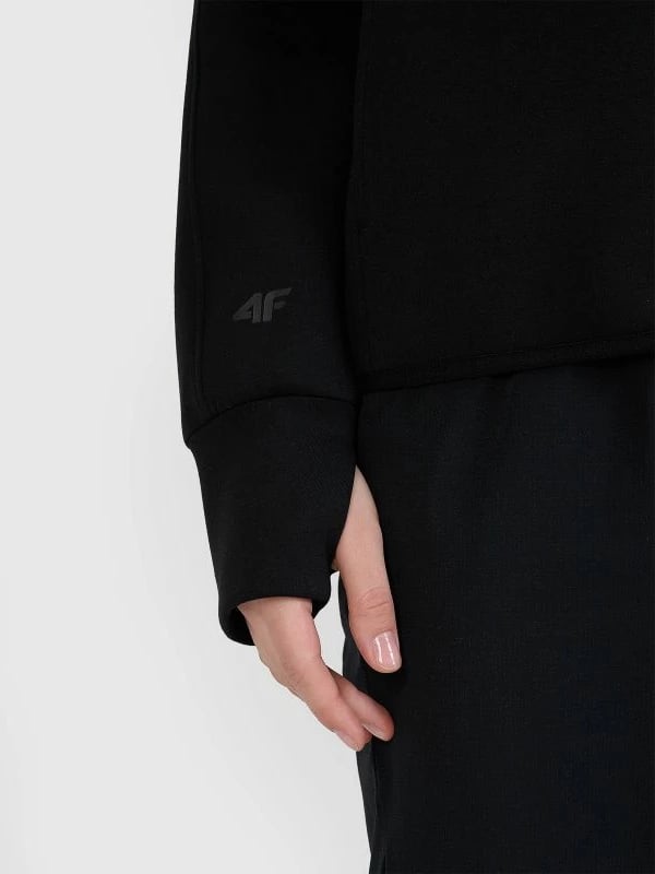 Duks me kapuç për femra 4F, gri