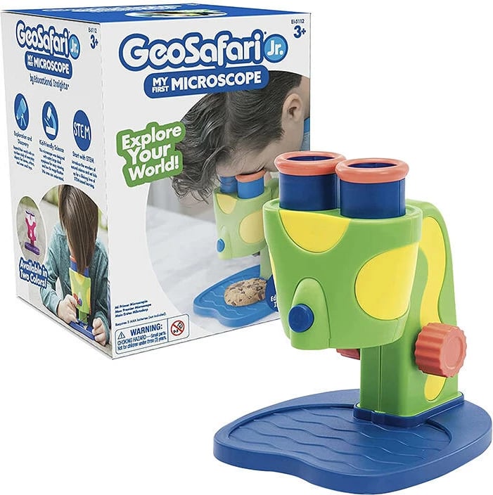 Mikroskop për fëmijë Learning Resources GeoSafari Jr. My First Microscope, EI-5112, shumëngjyrësh