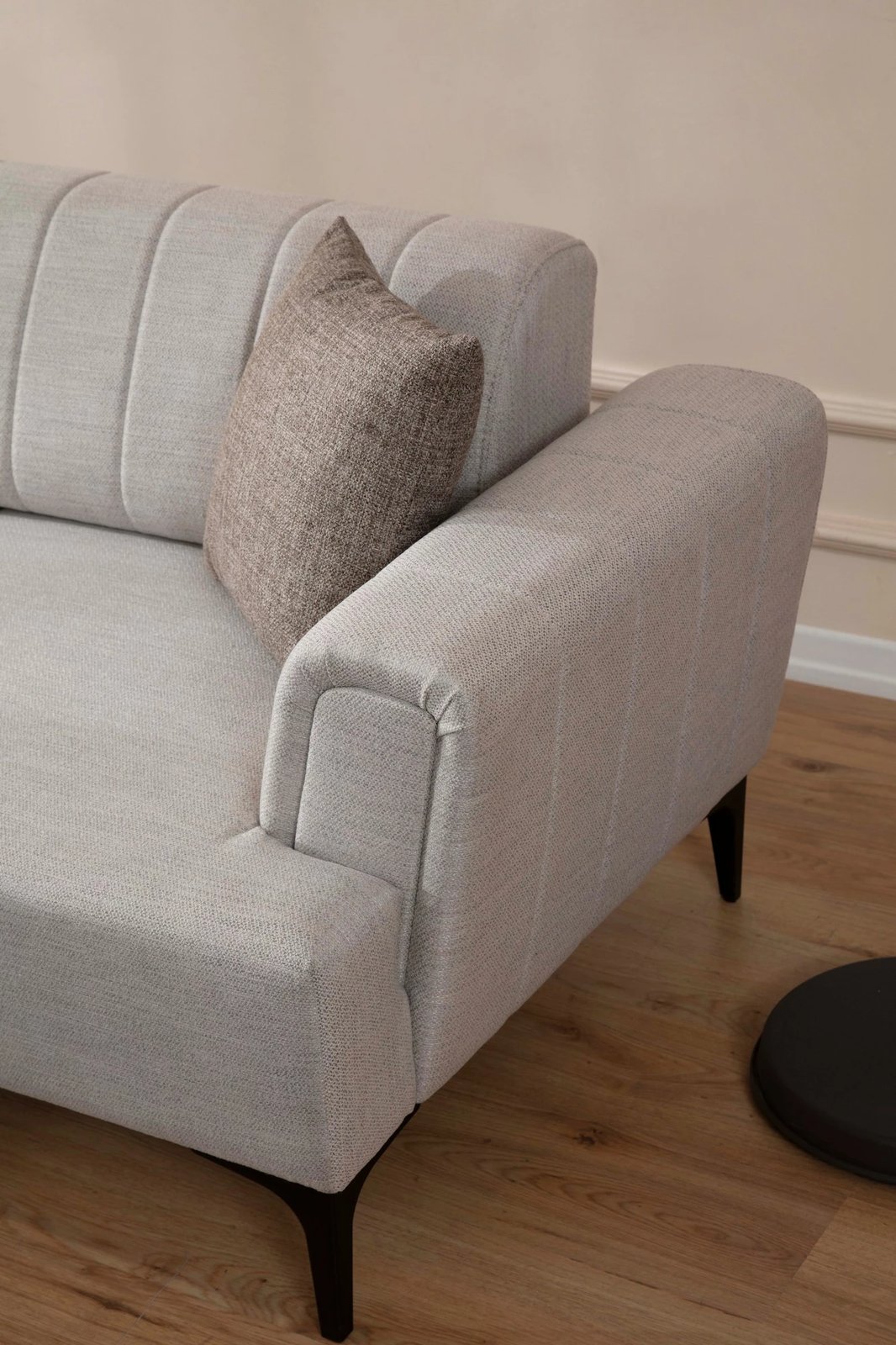 Kënd-sofë shtrat Hamlet, ecru, Atelier del Sofa, këndi majtas