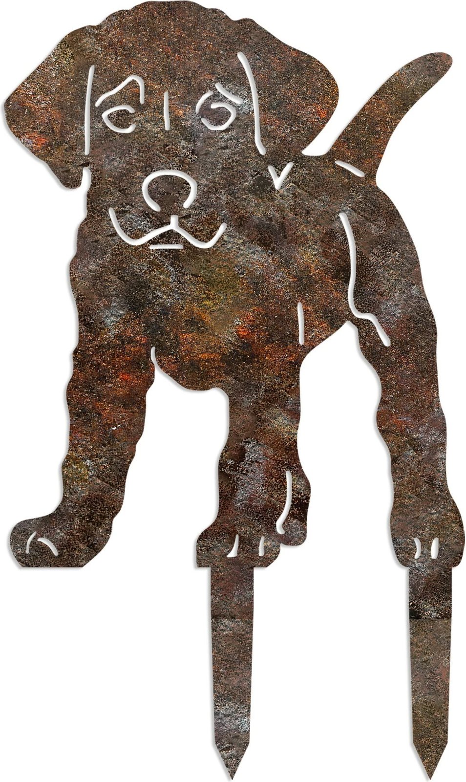 Objekt dekorativ për kopsht, dizajn Aberto, Amicable 02, ngjyrë antike, 40x33cm