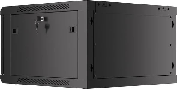 Kasë RACK LANBERG WF01-6606-10B, 6U, me derë xhami