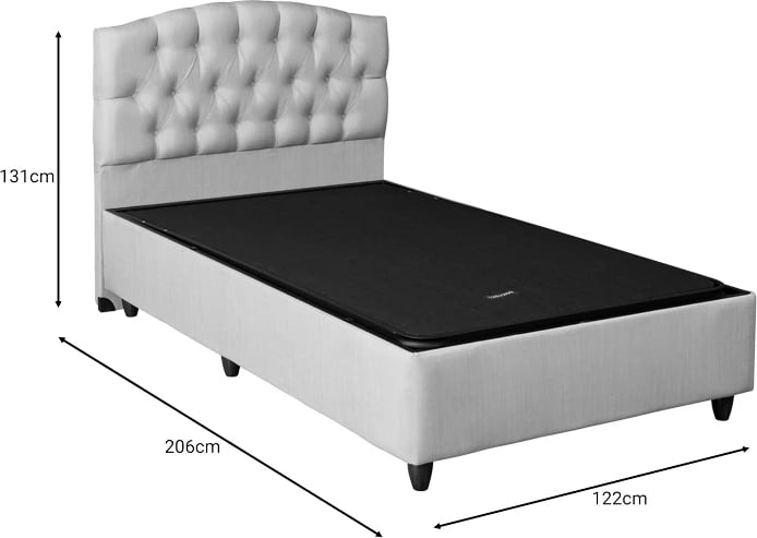 Krevat tek me depo, ngjyrë krem, 120x200cm