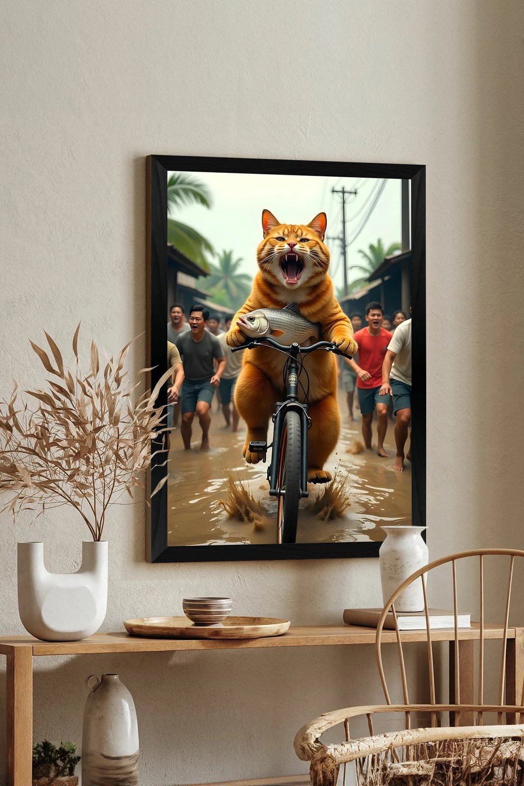 Pikturë dekorative, shumëngjyrëshe, Wallity Arthynmodel3348-6, 33x48cm