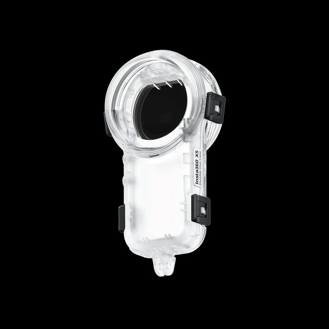Mbështjellës Insta360 X5 Invisible Dive Case, për kamera sportive, IPX8, i tejdukshëm, i bardhë