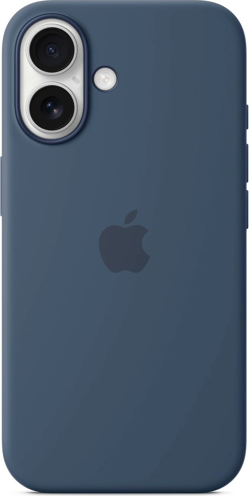 Mbështjellës silikon për iPhone 16 Apple, MagSafe, Denim