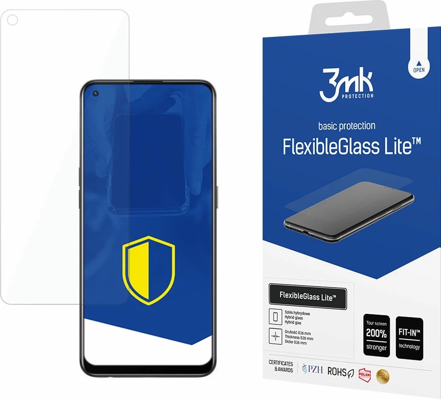 Xham mbrojtës hibrid 3mk FlexibleGlass Lite për Oppo Reno 5 Lite