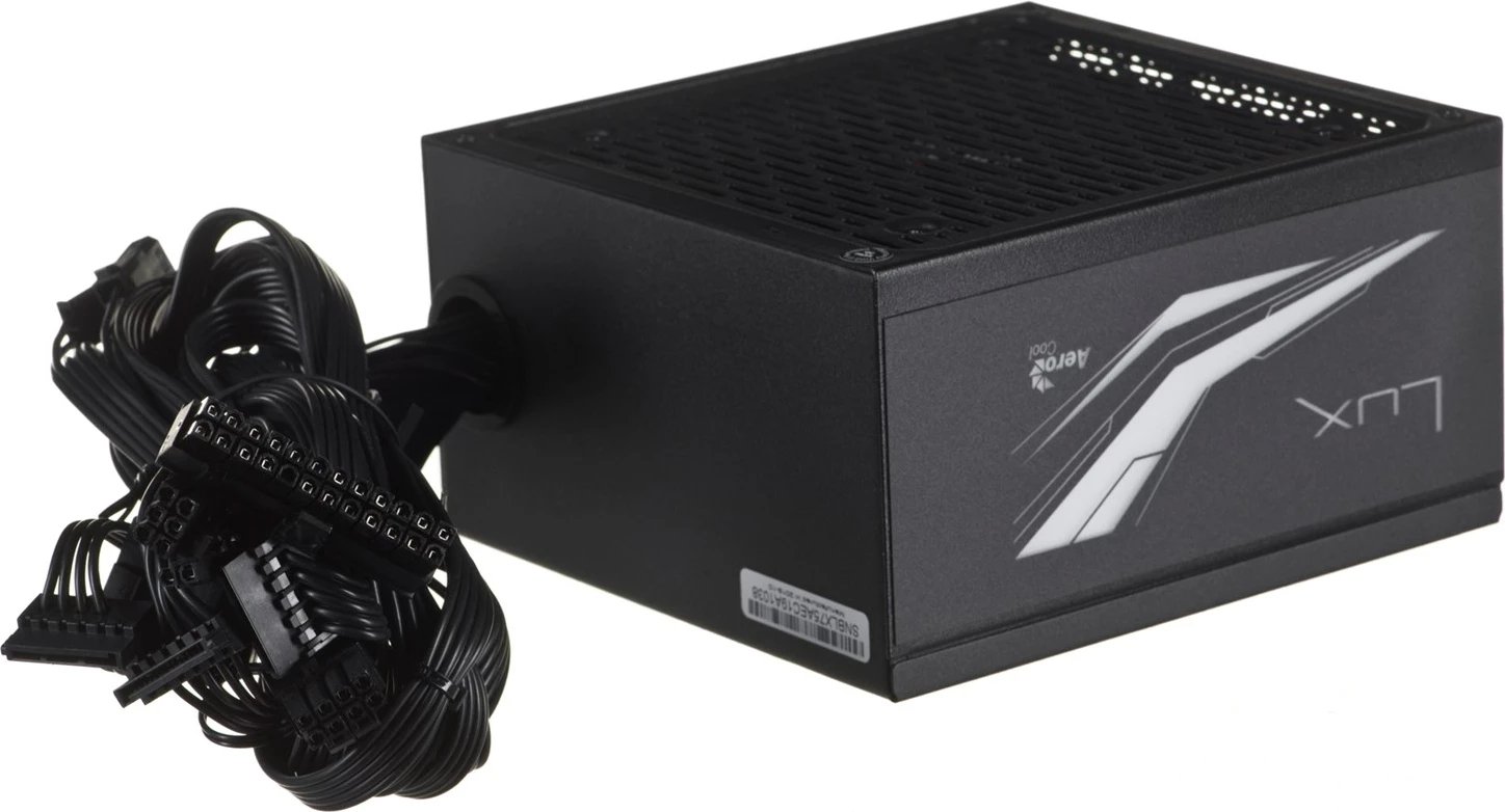 Furnizues energjie Aerocool Lux RGB, 750W, e zezë
