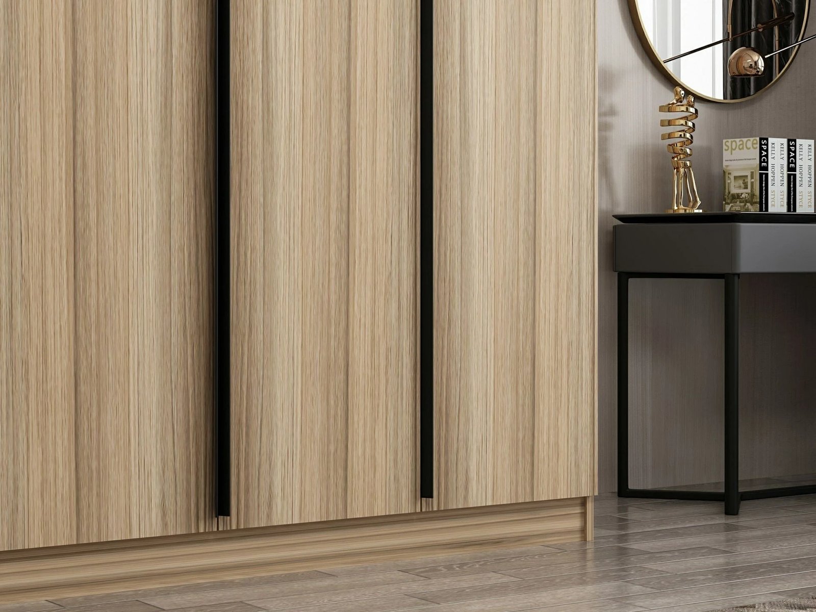 Dollap për rroba, ngjyrë lisi, Skye Decor Kale Plus - 7794