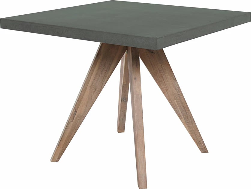 Tavolinë Caldera, çimento, 90x90x74.5