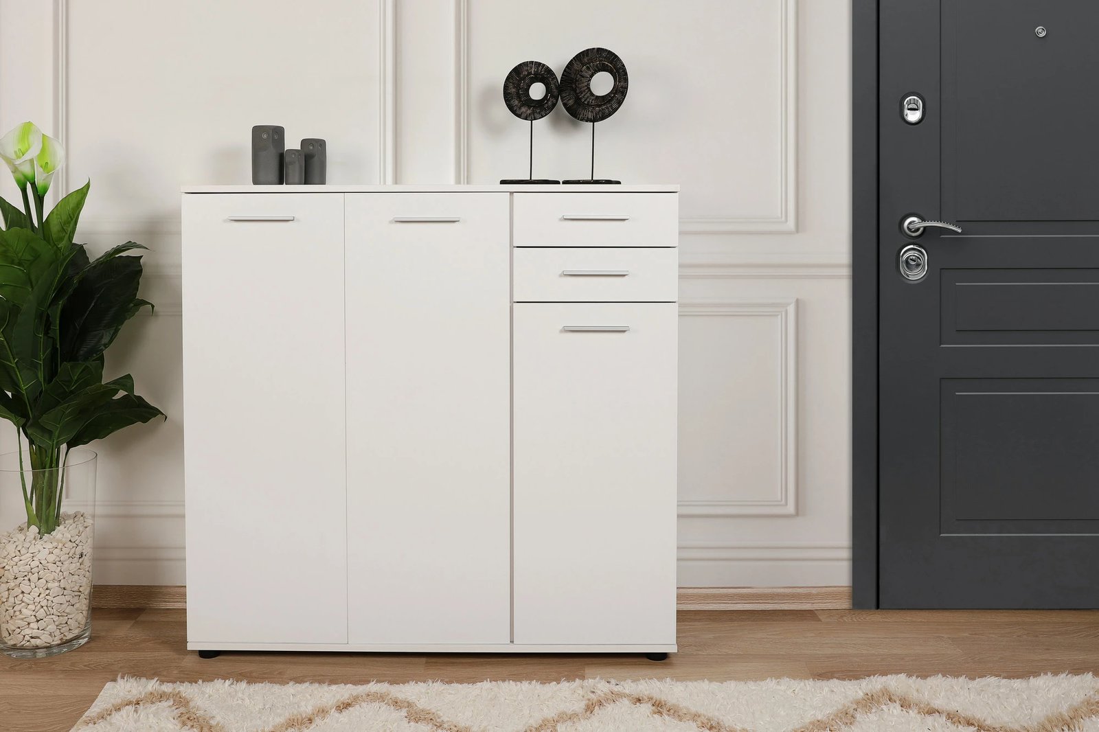 Dollap këpucësh Hanah Home, Adr-532-Bb-1, i bardhë