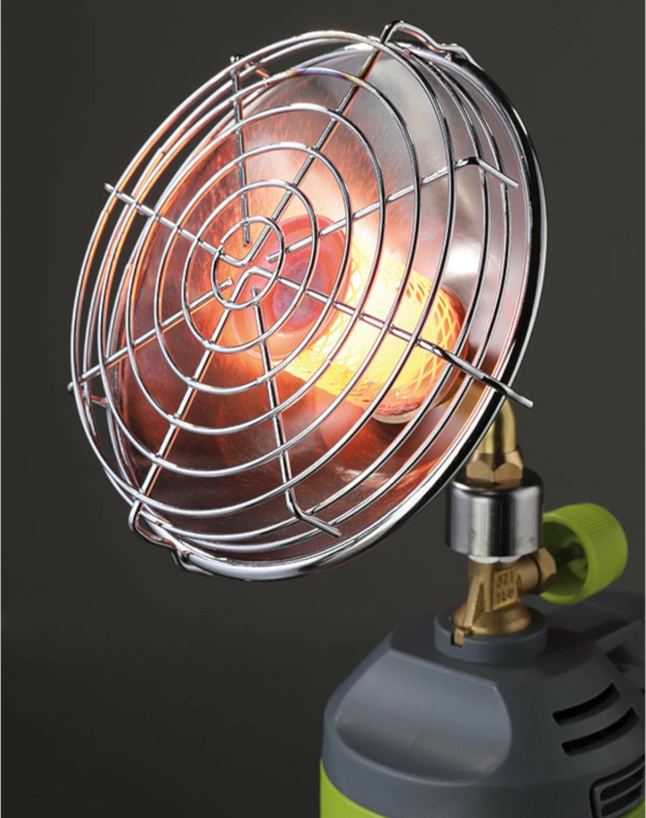 Ngrohës portativ me gaz Meva ARDENT MINI, 1kW, për kamping, Jeshil