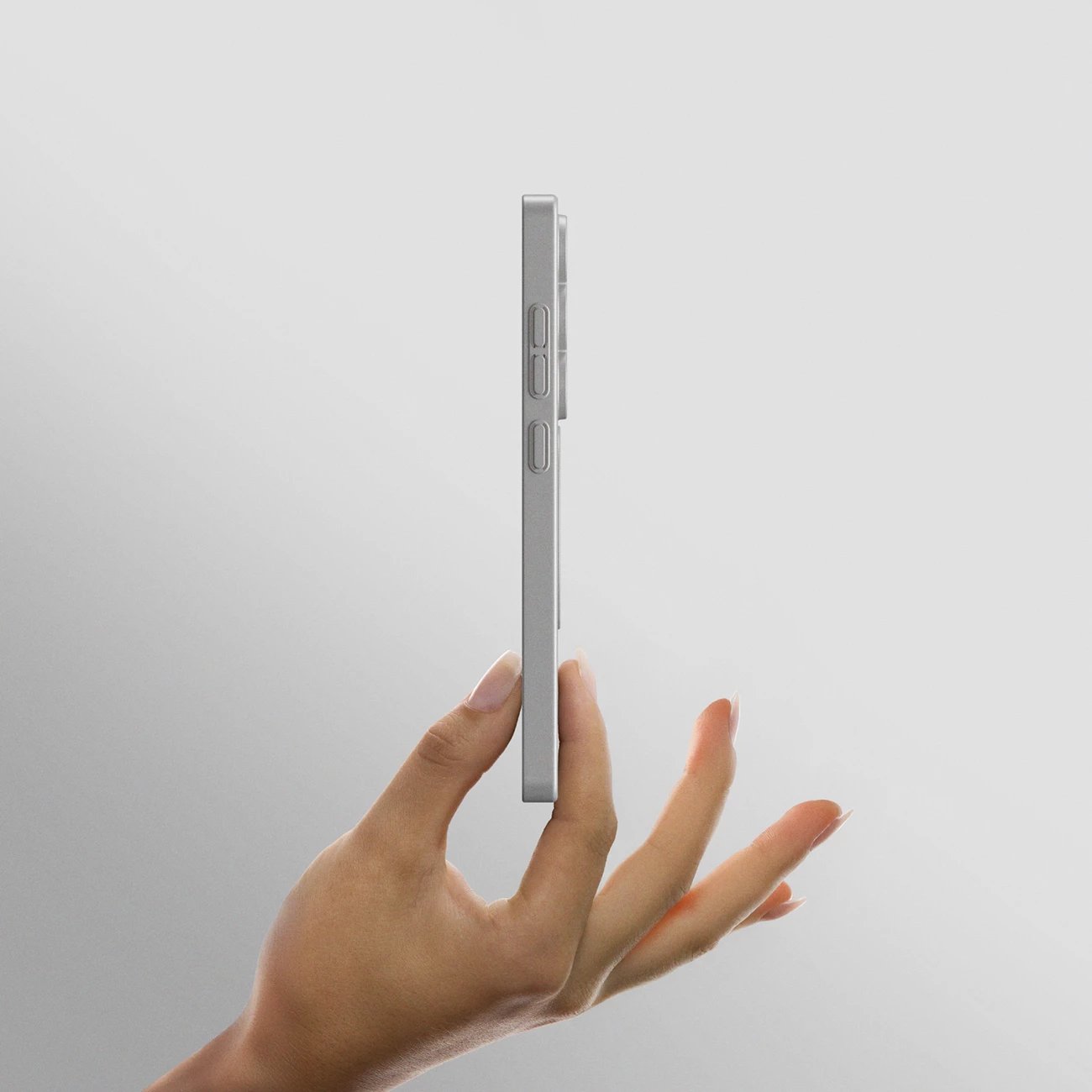 Mbështjellës AmazingThing Minimal Air me unazë magnetike për Samsung Galaxy S25 Ultra, Gri