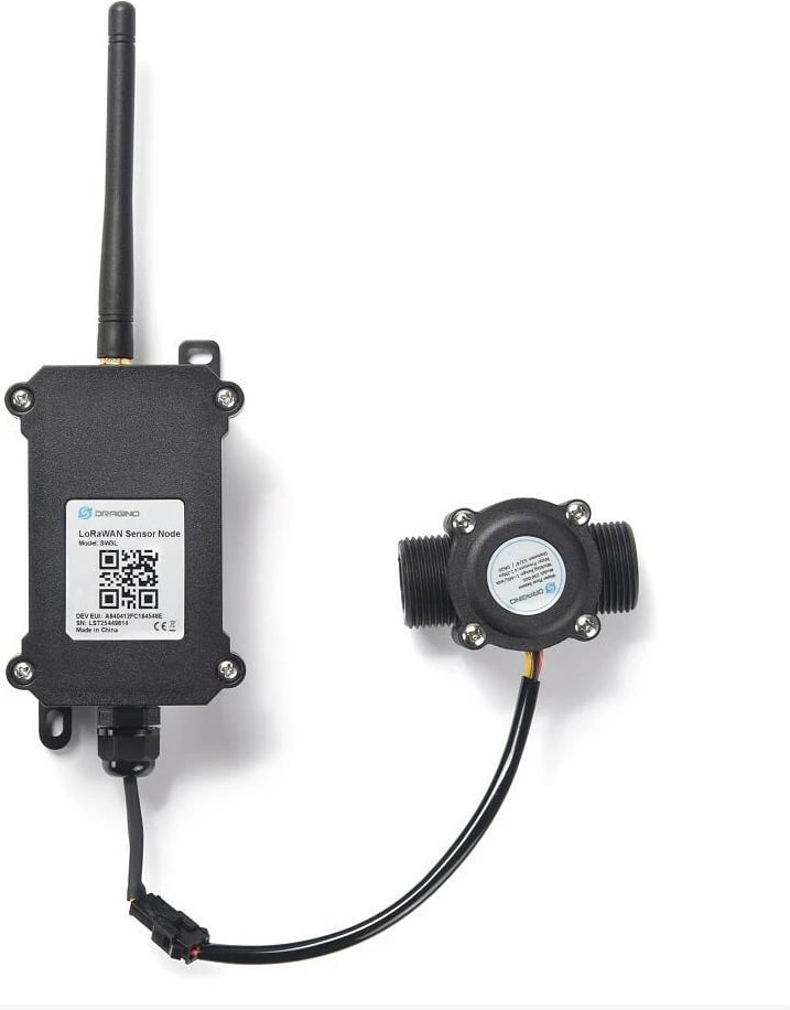 Matës uji Dragino SW3L-EU868, IoT, G1/2 / DN15