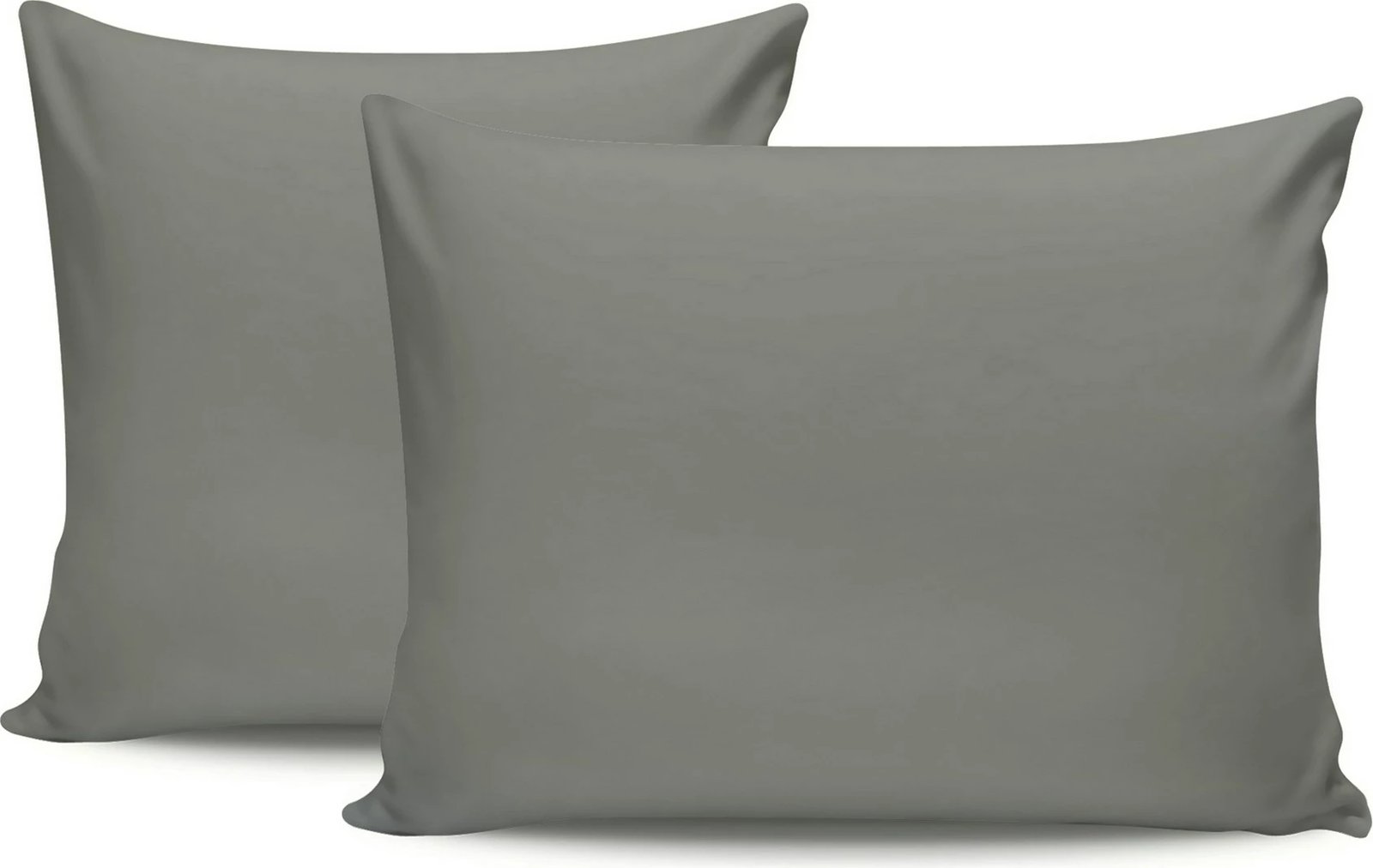 Set këllëfësh jastëku (2 copë), ngjyrë gri e errët, L'essentiel, 80x80cm