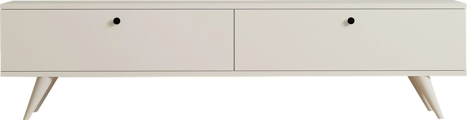 Komodë për TV Skye Decor, Paris, e bardhë