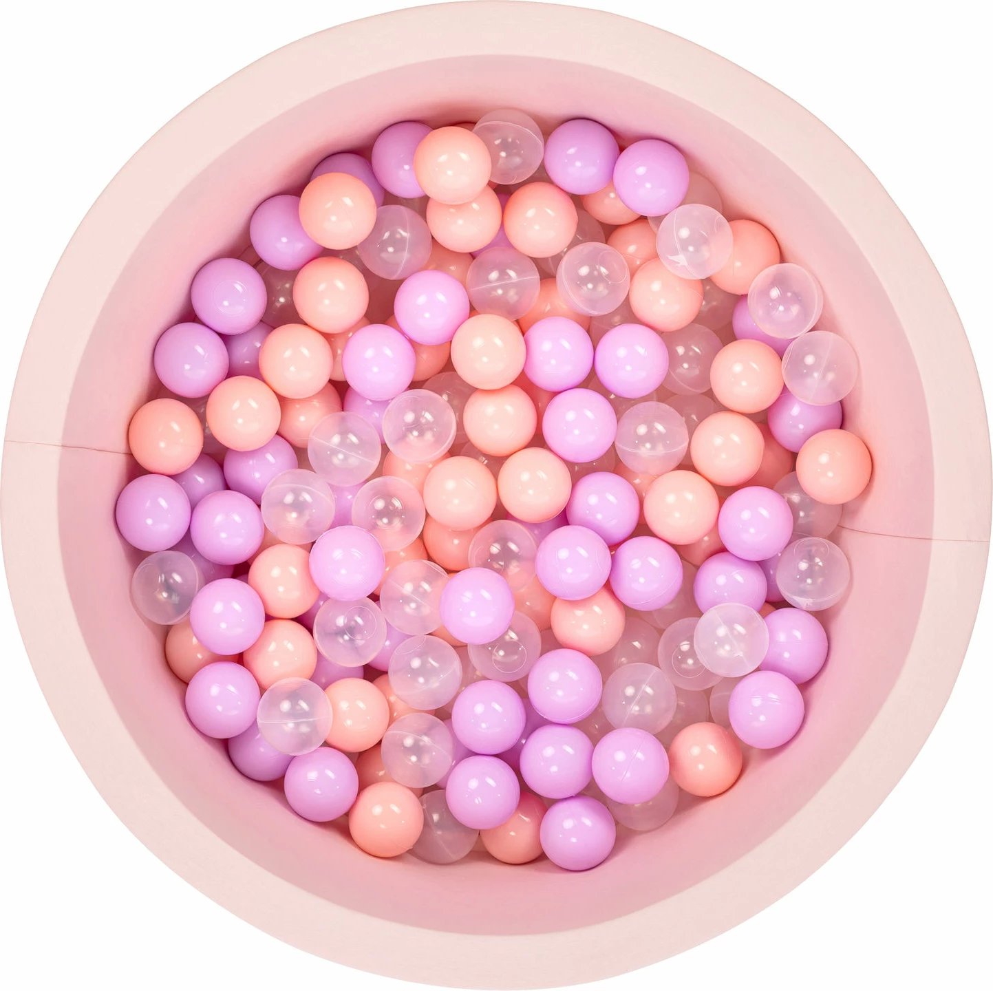 Pishinë me topa për fëmijë, ngjyrë rozë, Bubble Pops v4, Evila Originals