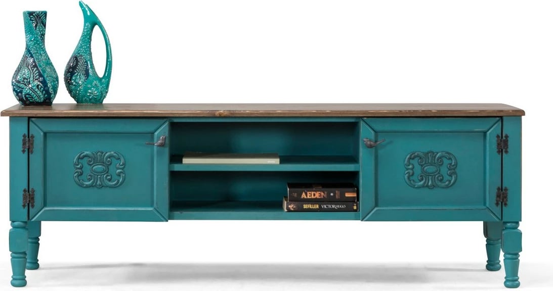 Komodë TV Hanah Home, Ada TV, ngjyrë turquoise