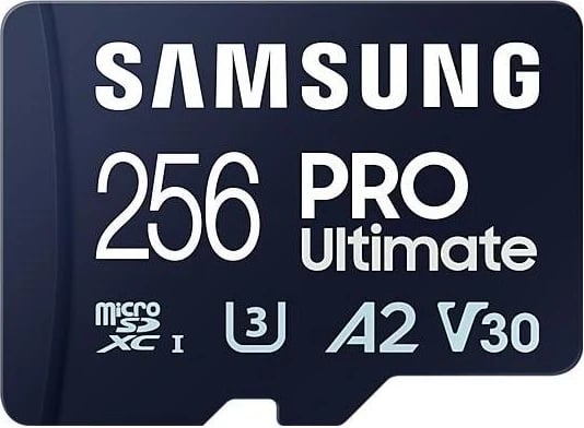 Kartë memorie microSDXC Samsung Ultimate, UHS-I U3, 256GB
