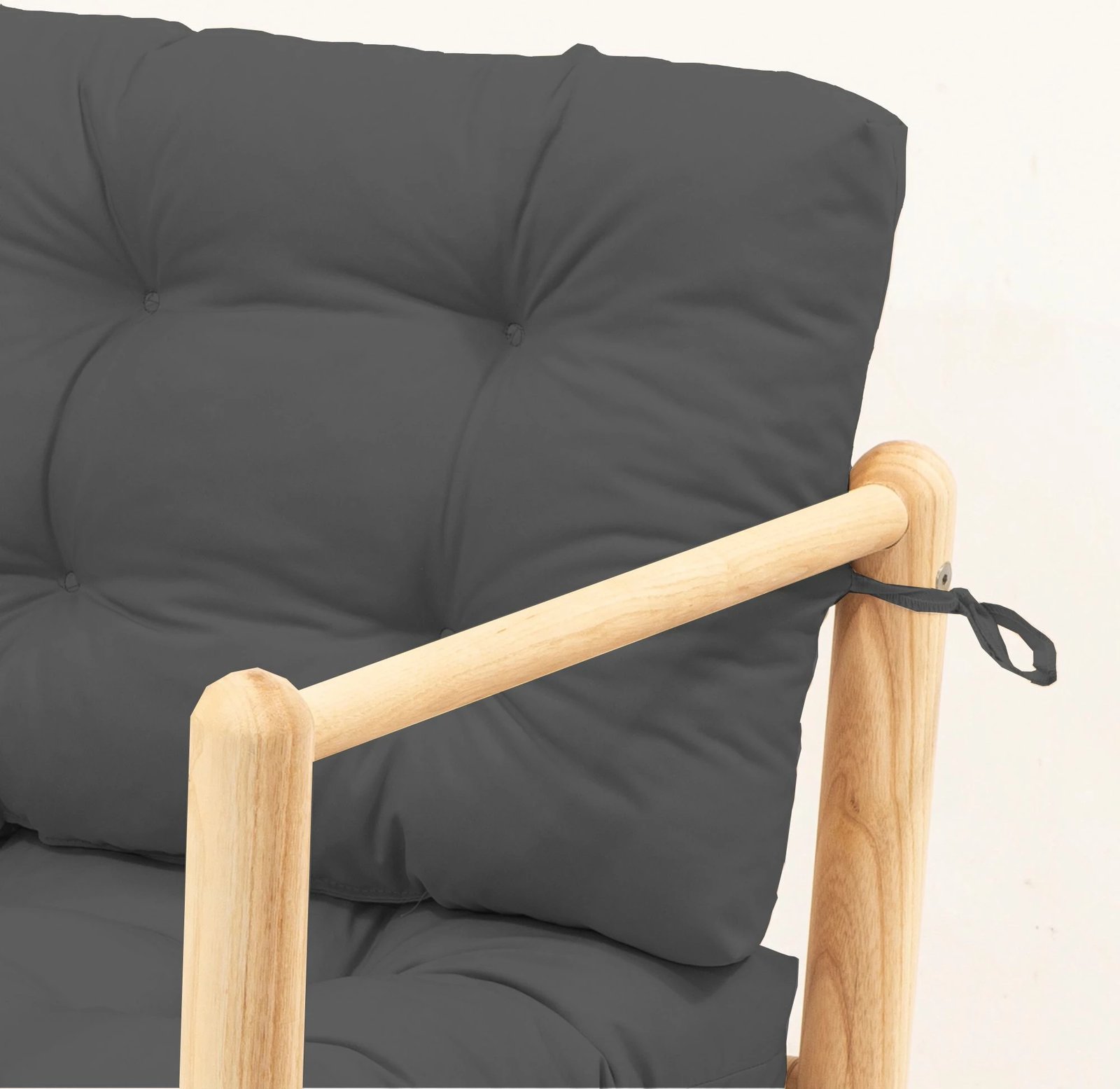 Karrige kopshti një vendëshe, ngjyrë antracit, Skye Decor, MYG03