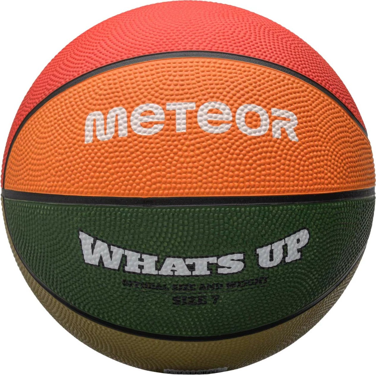 Top basketbolli Meteor, jeshil-portokalli