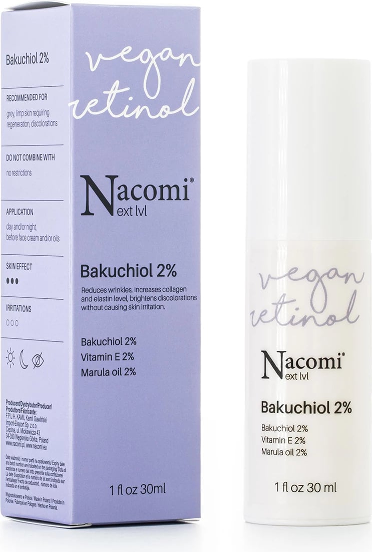 Serum për fytyrë për femra Nacomi Next Level Bakuchiol 2%, 30ml