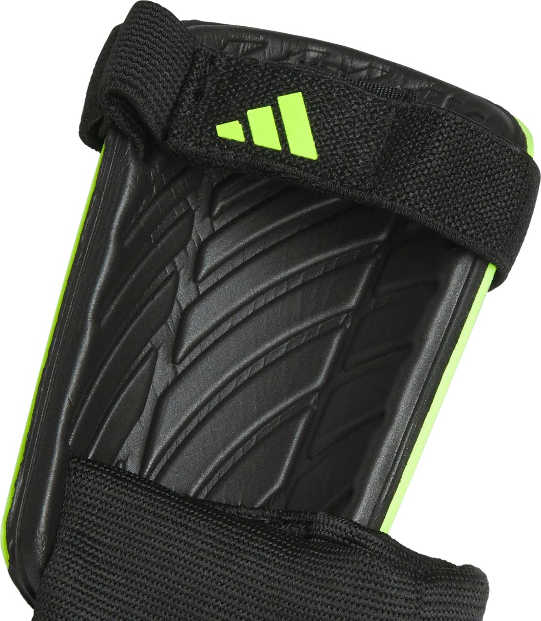 Mbrojtëse këmbësh për fëmijë adidas, lime-black