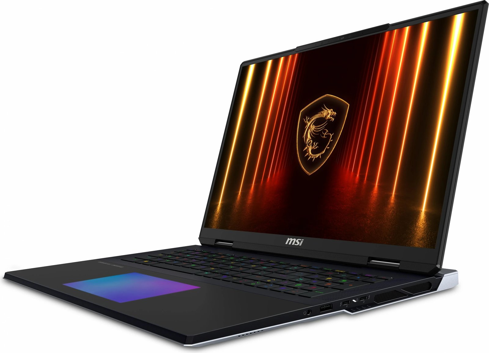 Laptop MSI Titan 18 HX AI A2XWJG-656, Intel Core Ultra 9 285HX, RTX 5090, 64GB RAM, 6TB SSD, 18", black silver