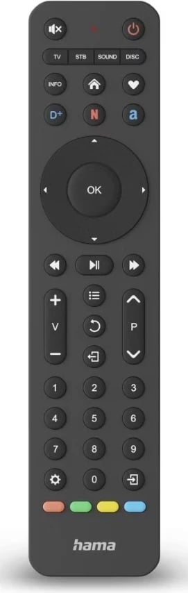 Telekomand Universale për 4 paisje, TV, Blue Ray , Resiver, DVD player