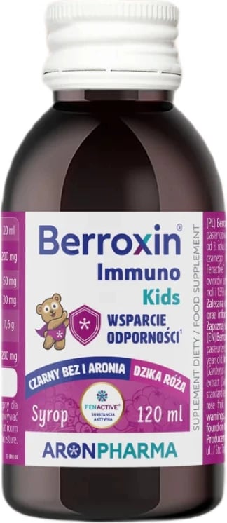 Shurup për fëmijë AronPharma Berroxin Immuno Kids 120ml