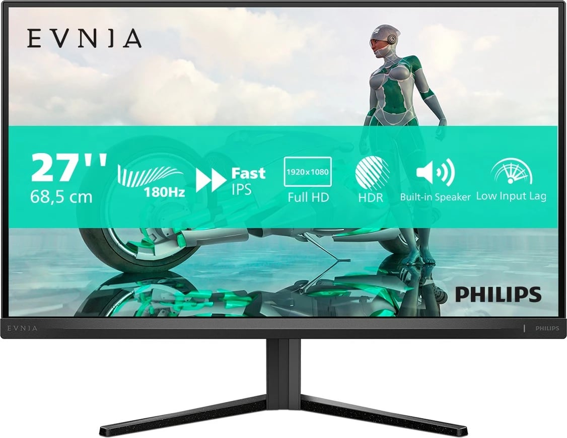 Monitor Philips Evnia 27M2N3200S/00, 27", Full HD, 4ms, 165Hz, i zi