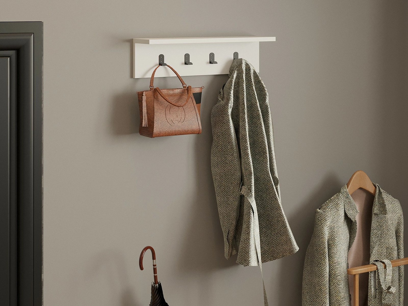 Raft muri Ayla, i bardhë, Hanah Home