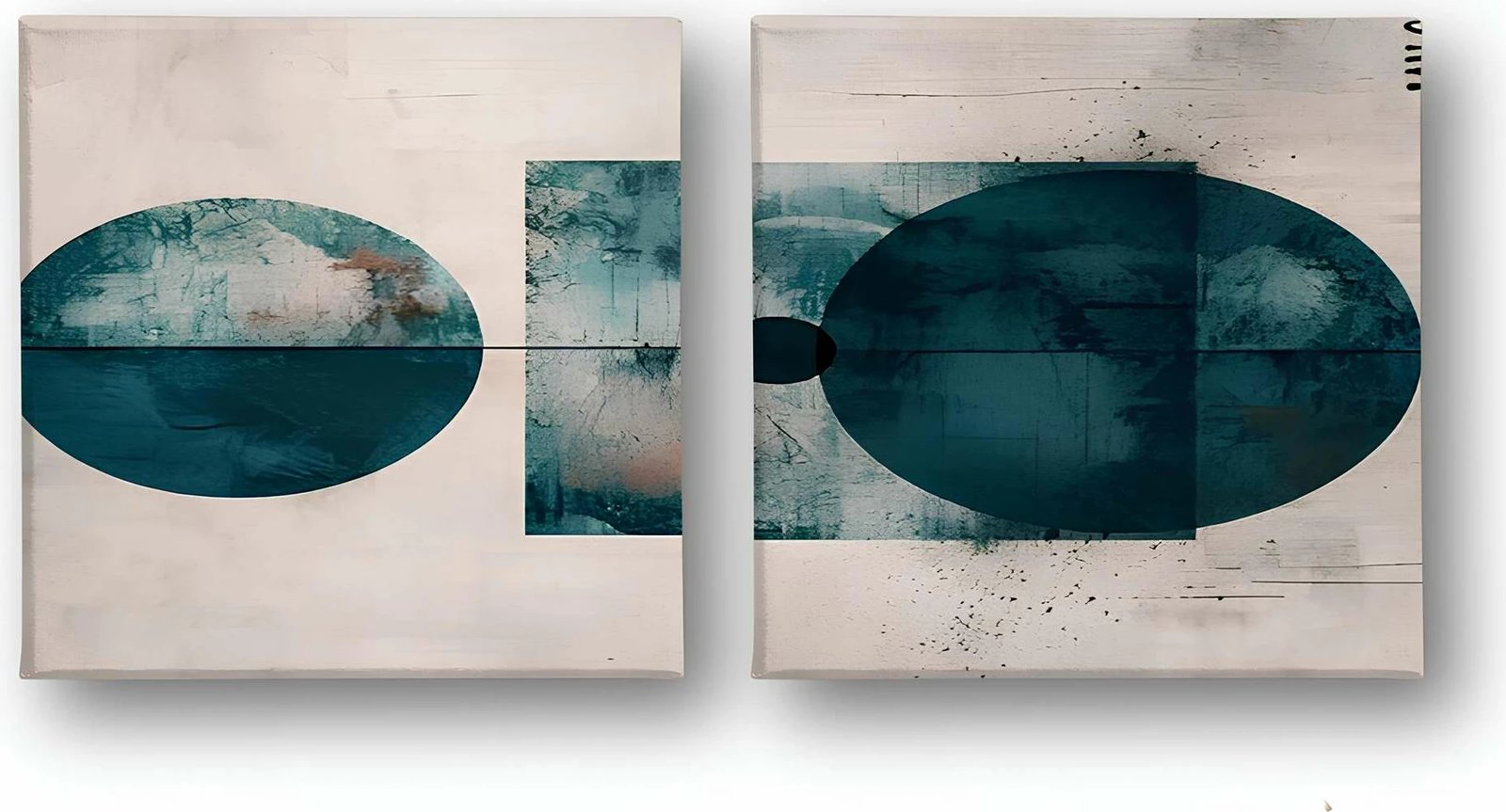 Pikturë dekorative në kanavacë (2 copë), Wallity, ASR_CNV2-14, 30x30