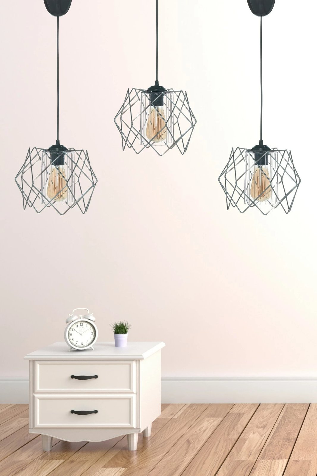 Llambë tavani Opviq, metalike, e zezë, LB028x3