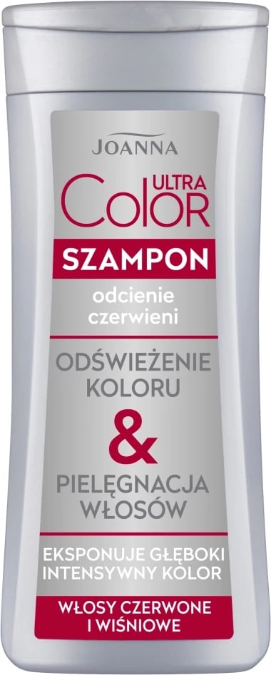 Shampon për femra Joanna Ultra Color për theksim ngjyrash të kuqe dhe qershi, 200ml