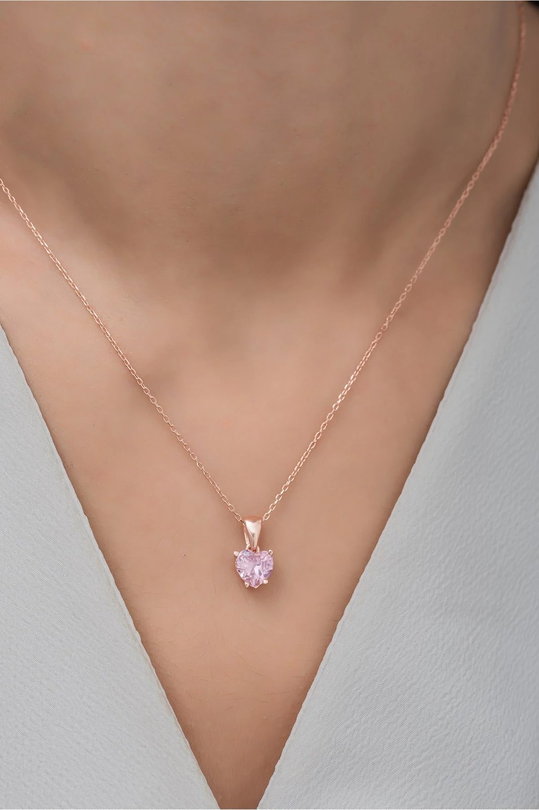 Qafore argjendi, ngjyrë rozë gold, Jumeon, NRZ99479