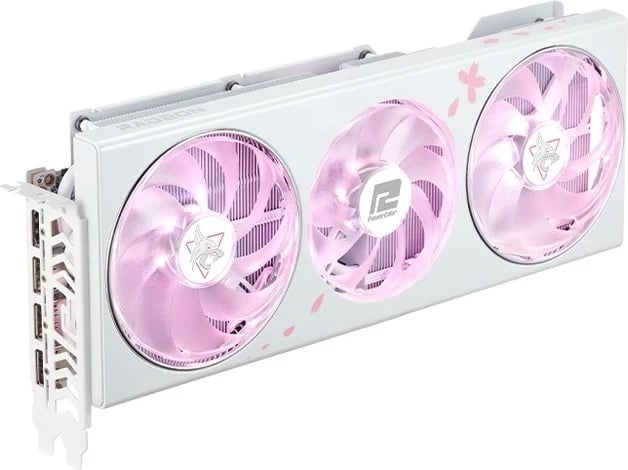 Kartelë grafike PowerColor Radeon RX 7800 XT Hellhound Sakura 16GB GDDR6, e bardhë Kartelë grafike PowerColor Radeon RX 7800 XT Hellhound Sakura 16GB GDDR6, e bardhë