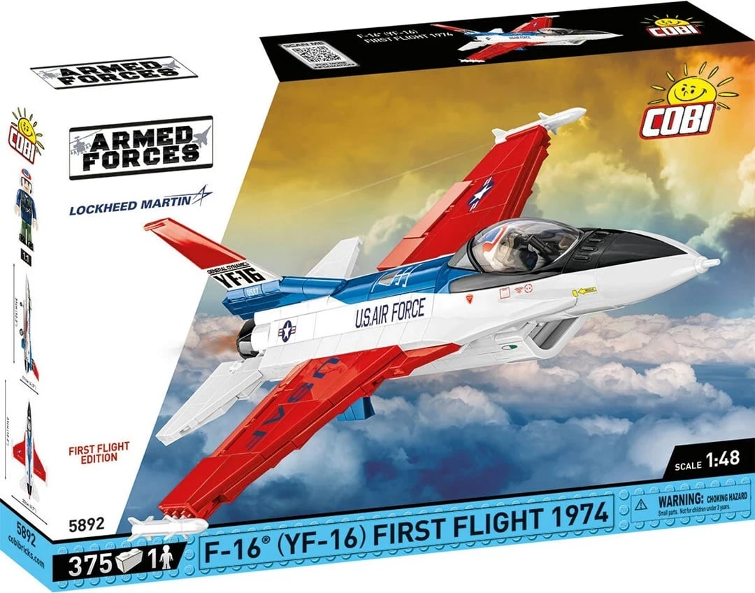 Model aeroplani COBI F-16 (YF-16) First Flight 1974, Plastik