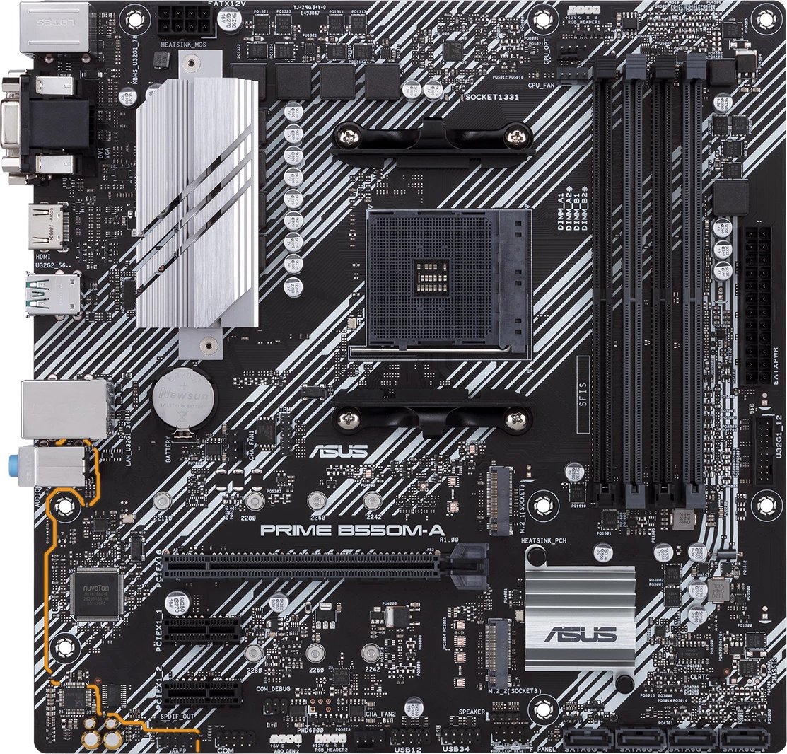 Pllakë amë ASUS PRIME B550M-A/CSM, Socket AM4, micro ATX