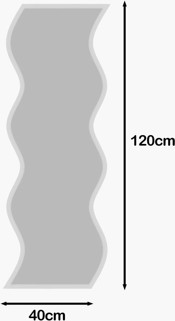 Pasqyrë dekorative Skye Decor, e bardhë, Safi