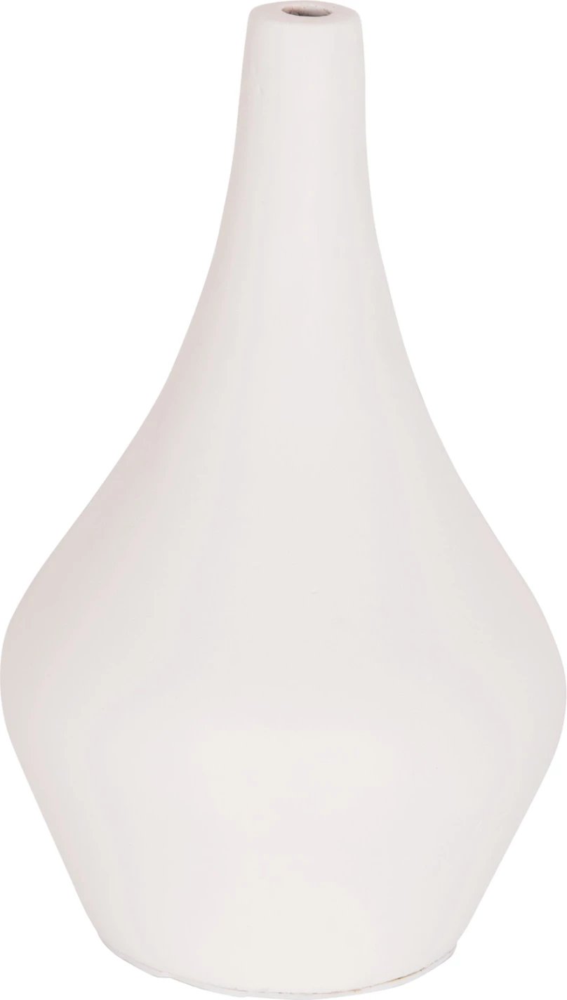 Vazo dekorative për tavolinë, terrakotë e bardhë, DENI FH4663.02S, 15x27cm Vazo dekorative për tavolinë, terrakotë e bardhë, DENI FH4663.02S, 15x27cm