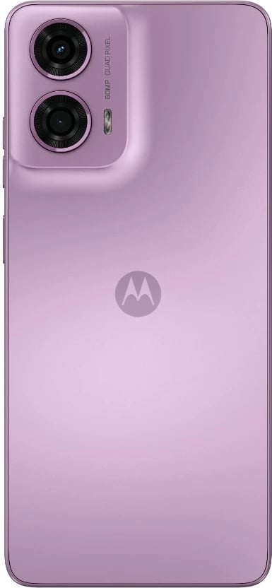 Celular Motorola moto g24 PB180013SE, 6.56 inç, Dual SIM, Android 14, 4G, USB Type-C, 8 GB, 128 GB, 5000 mAh, Lavender, Pink